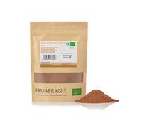 FRISAFRAN | Cannelle de Ceylan Biologique en Poudre 100g | Épice | Nourriture naturelle | Ceylan Bio | En Poudre | moulu | Cannelle-Ceylan | sans gluten | végétalienne | couleur saveur et arôme