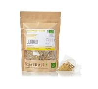 FRISAFRAN | Fleurs de camomille entières organiques séchées 30 | Éducation de camomille biologique | Fleurs de camomille | Tisanes en vrac | Calmant et relaxant | Origine Europe | Camomille pour