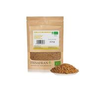 FRISAFRAN | Graines de Lin Doré Entières Bio 200g | Farine de Lin | Superaliment | lin doré | Graines de lin brun | Acides gras | Source naturelle de fibres | Oméga 3 | 100% végétalien | Sans gluten