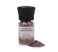 FRISAFRAN | Gros sel noir de l'Himalaya 100g | gros sel noir himalaya | 100% Naturel | Sal Kala Namak | Saison du sel noir, saison | Sain | Sel noir non raffiné | Aucun additif | Sans Raffinage