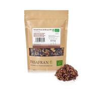 FRISAFRAN | Infusion Bio de Fruits des Bois 200g | Relaxante | Riche en Vitamines | Thé Détoxifiant