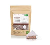 FRISAFRAN | Infusion Rooibos Bio en Pyramides 30 Unités | 60g | Infusion | Nutritif | Hydratant | Antioxydant rafraîchissant | rooïbos | roibos vous | perfusion sachets | vitaminé | thé sans caféine