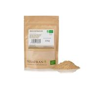 FRISAFRAN | Maca en Poudre BIO 100g | Gélatiniseé | Crème | racine de Maca du Pérou 100% | Énergie Mentale et Fertilité | Peruvian | maca Biologique | Naturel et Pur | Maca Jaune | Maca Cru | Racine