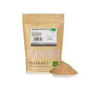 FRISAFRAN | Maca noire Bio en Poudre Bio 500g | maca noire moulue | poudre de maca noire | Superaliment | énergisante | Maca naturelle et Pur | vitamines | Équilibre hormonal | Végétalien Sans Gluten