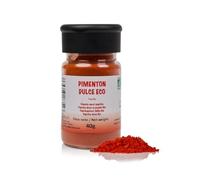 FRISAFRAN | Paprika Doux en Poudre Bio 40g | Épice doux | assaisonnement | poudre & moulu | Paprika Fumé | moulu doux | Naturel et frais | Récolté de manière durable | saveur naturel