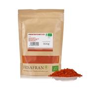 FRISAFRAN | Paprika Piquant en Poudre Bio 500g | Épice Piquant | Épice Fort | Poudre & Moulu | paprika-fort d'Espagne | chaud | pas d'additifs | chaud | Récolté de manière durable | naturel
