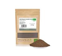 FRISAFRAN | Poudre de protéine de chanvre Bio 100g | Protéine Végétale | brute | Chanvre moulu | Superaliment | Oméga 3 | 100% naturel | Sans gluten, additifs | poudre protéines | Fibre | Organic Hemp