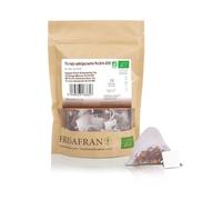 FRISAFRAN | Pyramides de Thé Rouge Pu Erh Bio 15Un | 30g | Minceur | Diurétique | Digestif | Détox | Brûleur de graisse | Thé drainant | tisane en sachets | thé pu erh rouge | infusion sans additifs