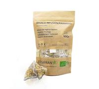 FRISAFRAN | Pyramides Infusion Bâton Réglisse ★ 30 Unités | 60g | thé à la réglisse | paloduz | infusion de bâton de réglisse | naturel | infusions | Directement du producteur | cultivé en Navarre