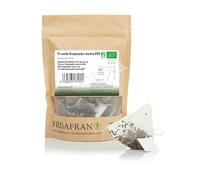 FRISAFRAN | Thé vert à la menthe Gunpowder Bio pyramides 60Un | 120g | Antioxydant | thé vert japones | Digestif | boisson rafraîchissante | Infusion de menthe | pur | Feuilles de menthe | chaud-froid