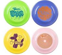 Wham-O Frisbee Fastback Pack de 4 Disques Volants, 23.75cm Jouet Léger Adapté aux Chiens pour Enfants Garçons Filles 5 Ans et Plus, Joueurs Professionnels, pour Plage Parc Jardin - 100g