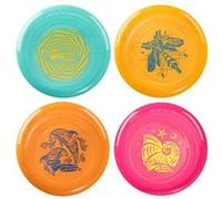 Frisbee Go Lot de 4 Léger Enfant 70g - Disque Volant 22,8 cm pour Débutant - Jeu de Plage et Jardin Idéal pour Enfants dès 5 Ans, Lot multicolore 2 Bleu, Jaune, Rose et Orange G