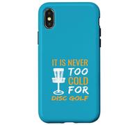 Frisbee Golf Design Il n'est jamais trop Froid pour Le Disc Golf Coque pour iPhone X/XS