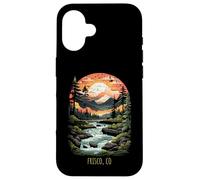 Frisco Colorado USA Scenic Mountain Sunset Style Vintage Coque pour iPhone 16