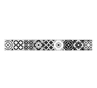 Frise adhésive 5cm x 300cm - TERRETI, Noir