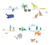 Frise adhésive Autour du monde (5 m)