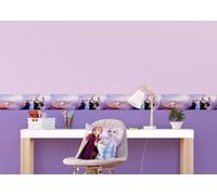 Frise auto-adhésive Disney - La Reine des Neiges 2 - modèle dans la forêt - 5 M x 14 CM