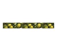 Frise décorative adhésive, superbe frise citron qui convient partout et tout le temps, 5 cm X 300 cm