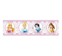 Frise - Disney - 4 Princesses - Rose - 5m - Adhésive