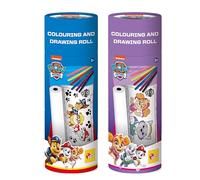 Lisciani - PAT PATROUILLE - Rouleau de Dessins & Coloriages - Pour Enfants dès 3 Ans - Rouleau de Papier à Colorier avec les personnages de la Pat Patrouille - Feutres et Crayons Inclus - Paw Patrol