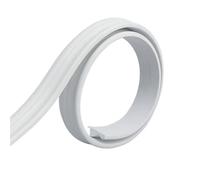 Frise murale adhesive Bandes décoratives auto-adhésives élégantes en forme de cadre photo, garniture Flexible à décoller et coller for armoire meubles au sol mural pour Maison(White W-32mm L-1M)