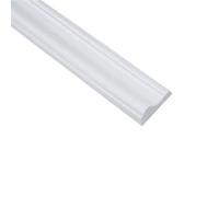 Frise murale adhesive Bandes décoratives auto-adhésives élégantes en forme de cadre photo, garniture Flexible à décoller et coller for armoire meubles au sol mural pour Maison(White W-40mm L-3M)