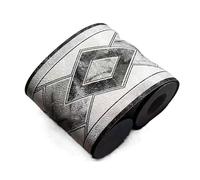 Frise Murale Adhesive Bricolage Gaufrage Mur Bordure Autocollants Vinyle Étanche Décor À La Maison Auto-adhésif Papier Peint Pied Taille Ligne Autocollant Cuisine Décoration(White black diamond)