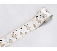 Frise Murale Autocollant Papier Peint Autocollant imperméable en PVC Plinthe Autocollant de cuisine et de salle de bain Décor Mural Petits animaux chaleureux 10cm X 500cm