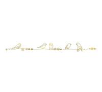 Frise murale perles et oiseaux gold
