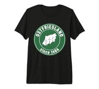 Frise Orientale de la Frise Orientale, mer du Nord T-Shirt Haut de Gamme