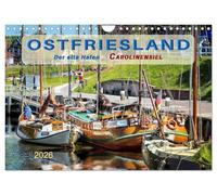 Frise orientale - le vieux port de Carolinensiel, Version française (Calendrier mural 2026 DIN A4 portrait), Calendrier CALVENDO mensuel