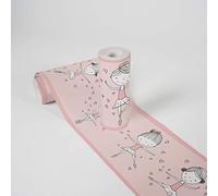 Frise Papier Peint Adhesive Lovely Kids Dancing Ballerina Frise Papier peint adhesive 5.00 m x 0.155 m Rosé Fabriqué en Allemagne par A.S. Création 403722 403722