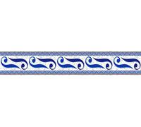 Frise piscine auto-collante Alexandrie 24 cm x 5 m