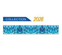 Frise piscine auto-collante Océane 24 cm x 5 m