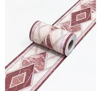 Frises Papier Peint Rouge-47 10cm X 300cm Moulure Murale Autocollant Murals Adhesif Murale Plinthe Adhesive Pvc