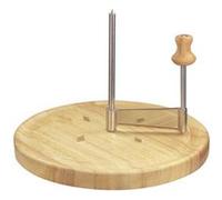 Frisette à fromage - TELLIER - tête de moine - socle en bois - diamètre 22cm