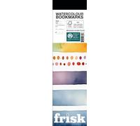 Frisk Bloc marque-page aquarelle 300 g/m² pressé à froid/non 12 feuilles 55 x 200 mm, blanc
