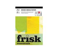 Frisk Essentials Bloc de 30 feuilles de papier pour supports mixtes Blanc 150 g/m² A4