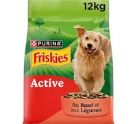 Friskies Croquettes pour chien Active Bœuf 12 kg