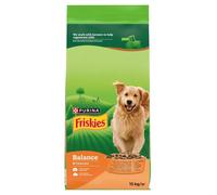 FRISKIES Balance Chicken, Beef and Vegetables mélange de poulet et de bœuf avec des légumes, nourriture sèche pour chiens 10+5kg