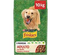 Friskies Purina Alimentation pour Chien Adulte avec Bœuf, Céréales et Légumes, Sac de 10 kg
