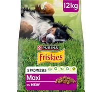 FRISKIES Croquettes Chien Maxi Bœuf 12KG