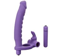 Frisky Double Delight Anneau Vibrant Pour Pénération Double De Lapin