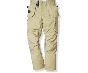 Fristads Kansas Prostretch 241 - Pantalon fonctionnel à la taille, 54, kaki, 1