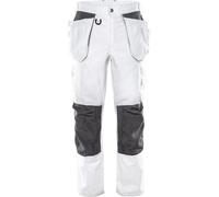 Fristads Pantalon Artisan Pantalon en coton 258 BM Blanc C54