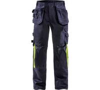 Fristads Pantalon ignifugé Flame Pantalon d'artisanat 2030 FLAM Bleu marine D112