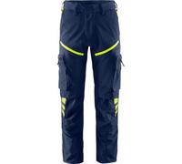 Fristads Pantalon stretch 2653 LWS Marine/Vigilance-Jaune C44