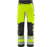 Fristads Pantalon stretch haute visibilité classe 2 2712 PLU haute visibilité jaune/noir C44