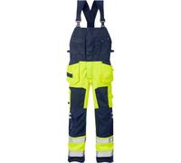 Fristads Salopette de sécurité haute visibilité Cl. 2 1014 PLU Jaune de sécurité/Marine C56