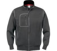 Fristads Sweat-shirt zippé Acode Veste de sweat 1747 DF Gris foncé L